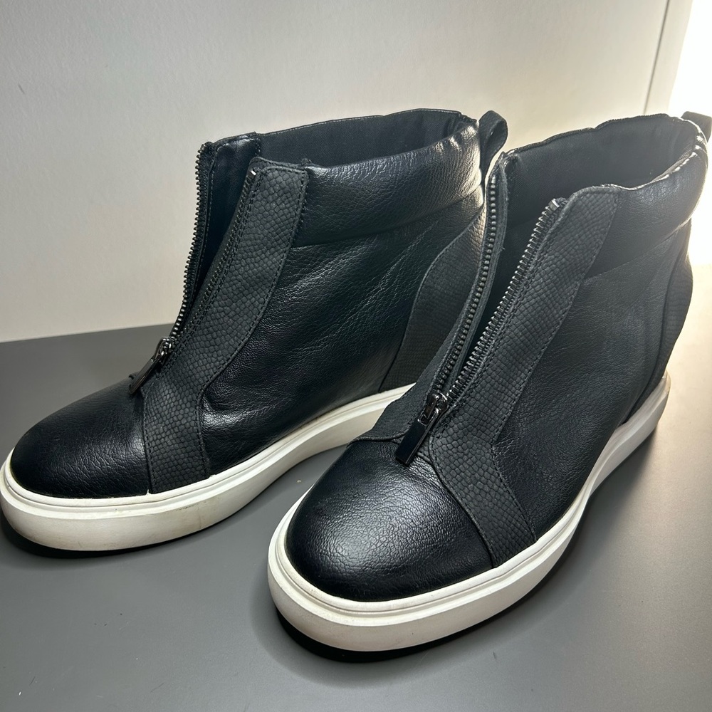 Mix No. 6 Brunella Wedge Zip Up Sneakers Shoes